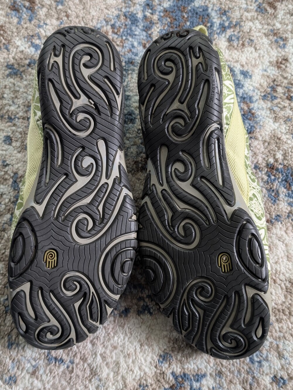 TEVA Ochoa Green Floral Slip On Shoe Stretch Water Active - Picture 5 of 8